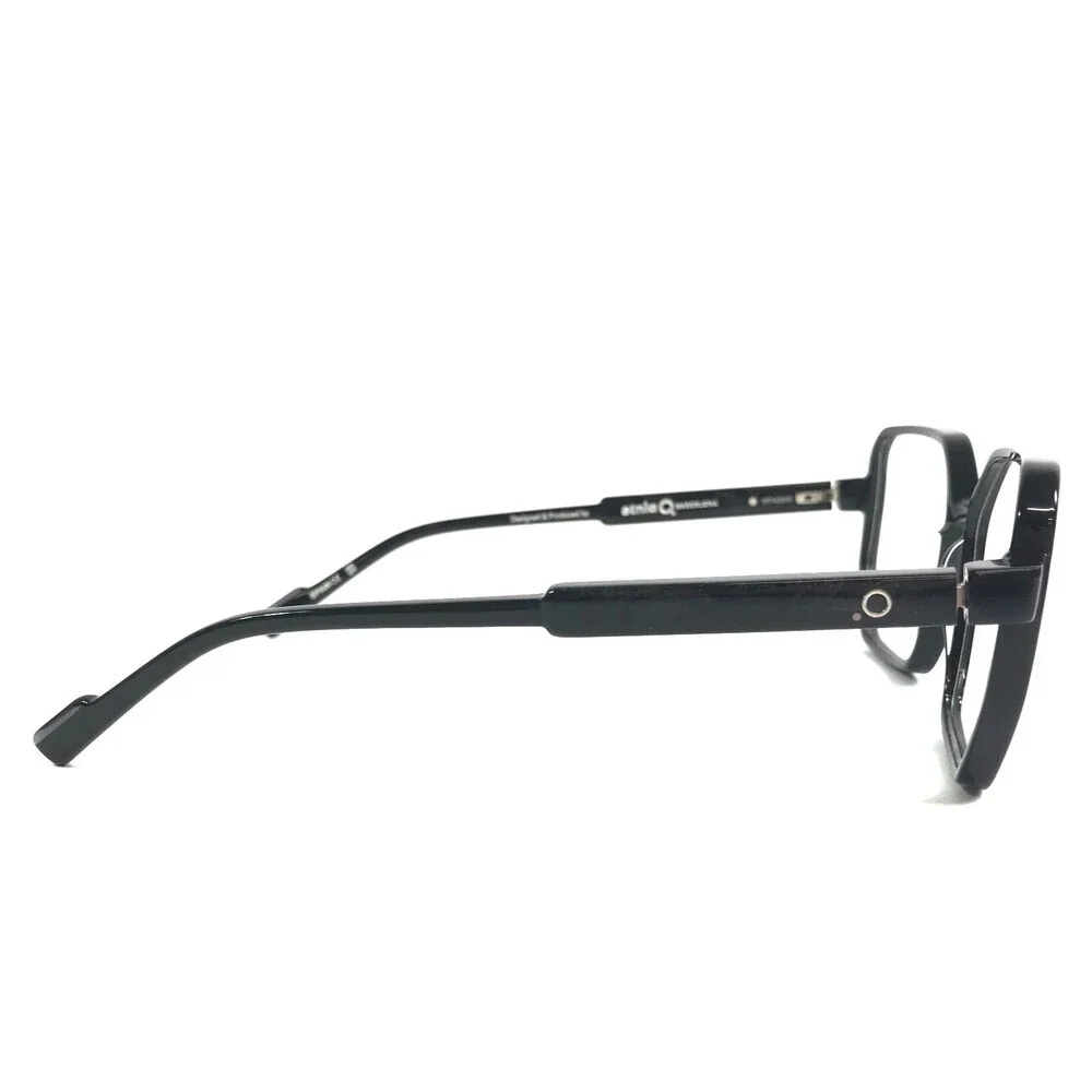 Etnia Barcelona Eyeglasses Frames DASOS BK Black Geometric Full Rim 56-15-138